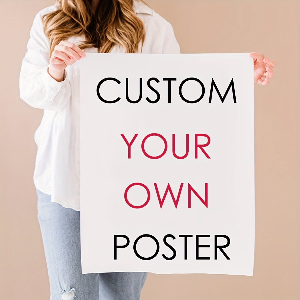 Custom Map Poster - Pintura em Tela Personalizada a partir