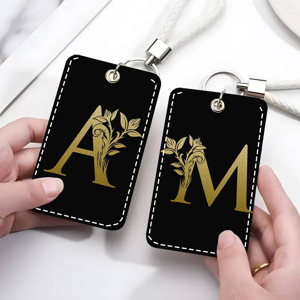 Monogram Keychain Leather - Porta-cartões com monograma, chaveiro, bolsa para