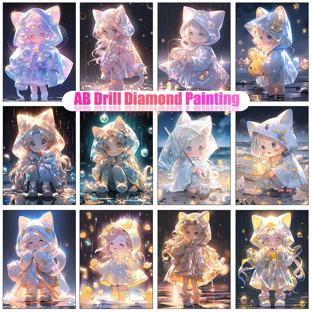 Photo Mosaic Print - 5d diy ab pintura diamante anime