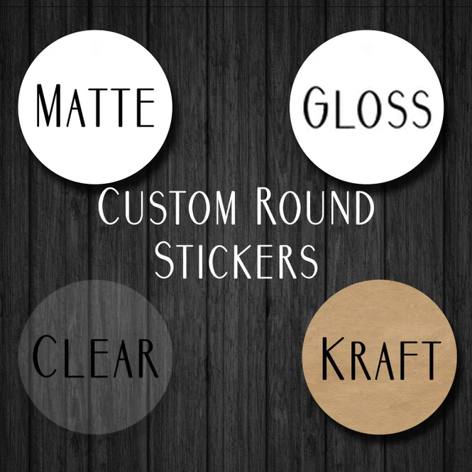 Personalised Candle Label - 100 pçs logotipo de negócios personalizado