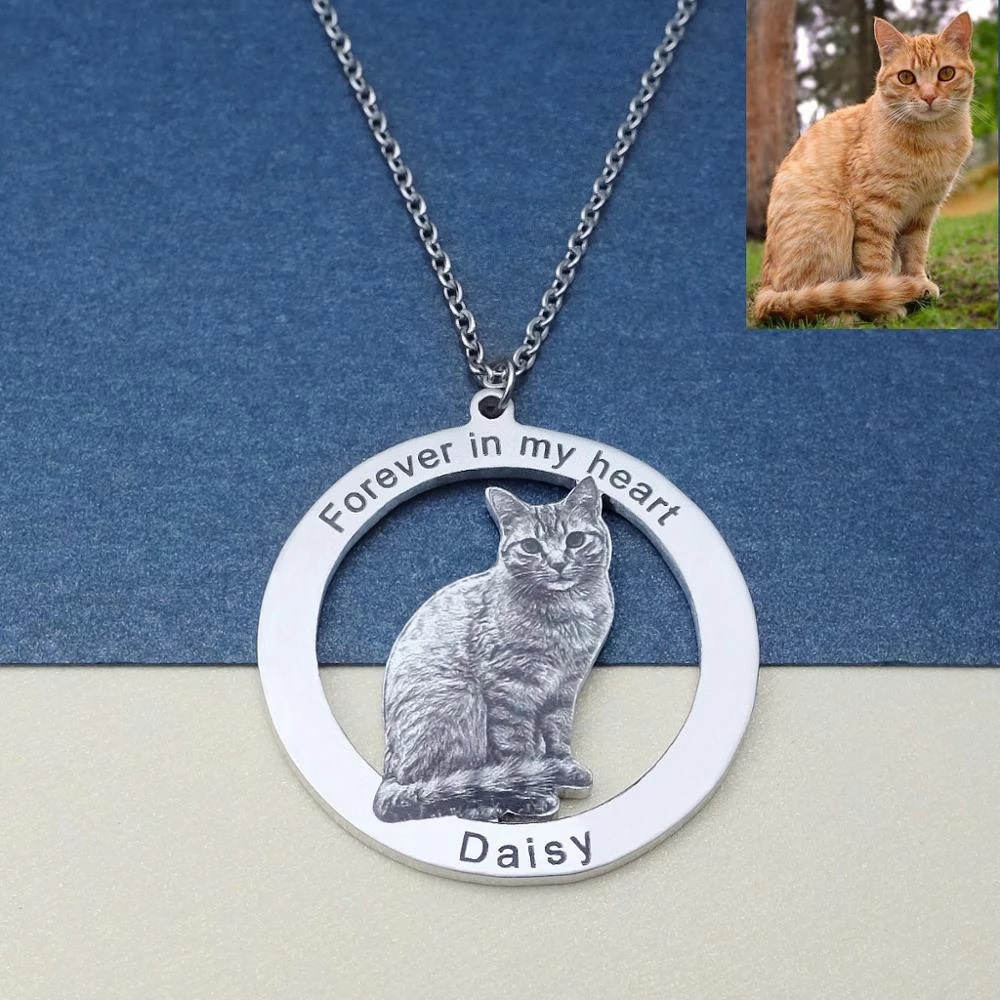 Colar Personalizado com Foto d - Pet Portrait Custom avaliação e preço