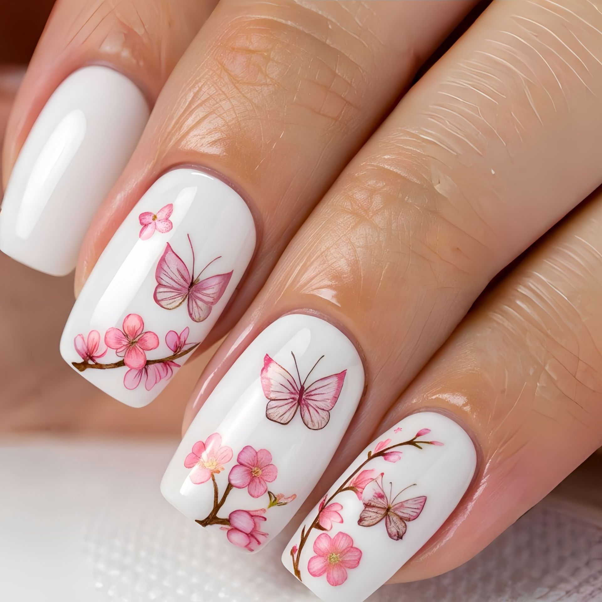 Unhas Postiças Médias para Mul - Pressed Flower Art avaliação e preço