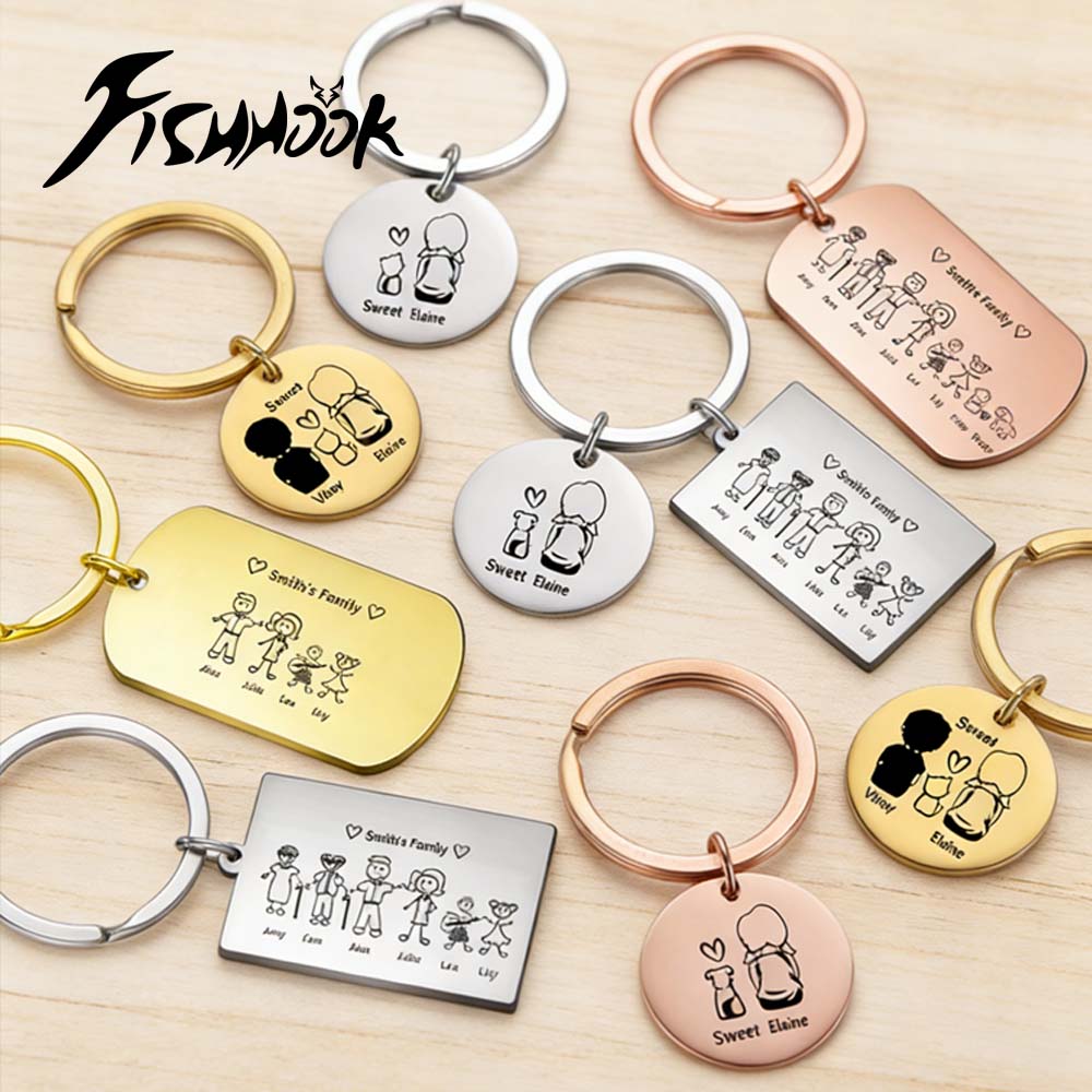 Chaveiro Personalizado Familia - Initial Ring Custom avaliação e preço