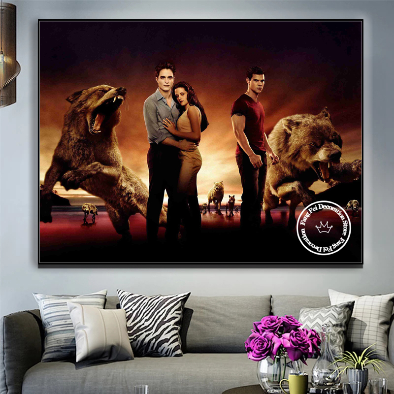 A Saga Crepúsculo Filme Pintur - Photo Mosaic Print avaliação e preço