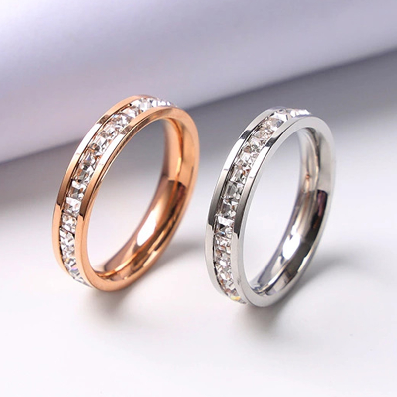 Luxo rosa cor de ouro única fi - Initial Ring Custom avaliação e preço