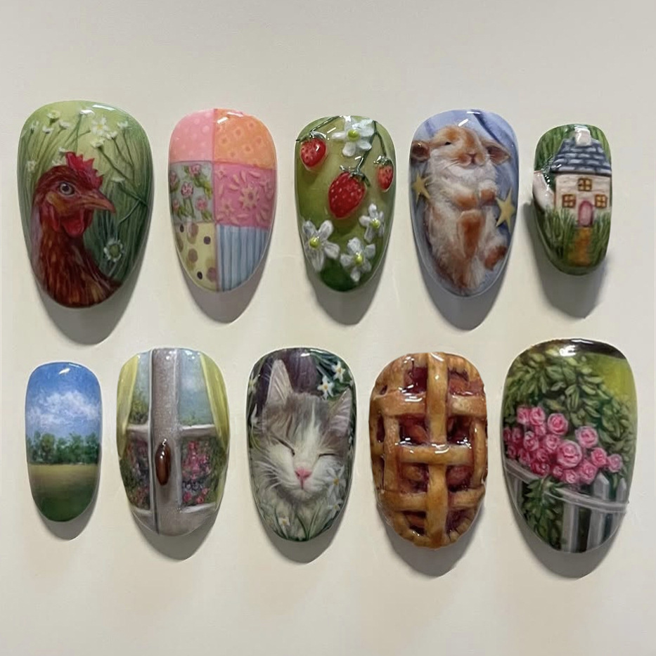 24 pçs estilo pastoral amêndoa - Pressed Flower Art avaliação e preço