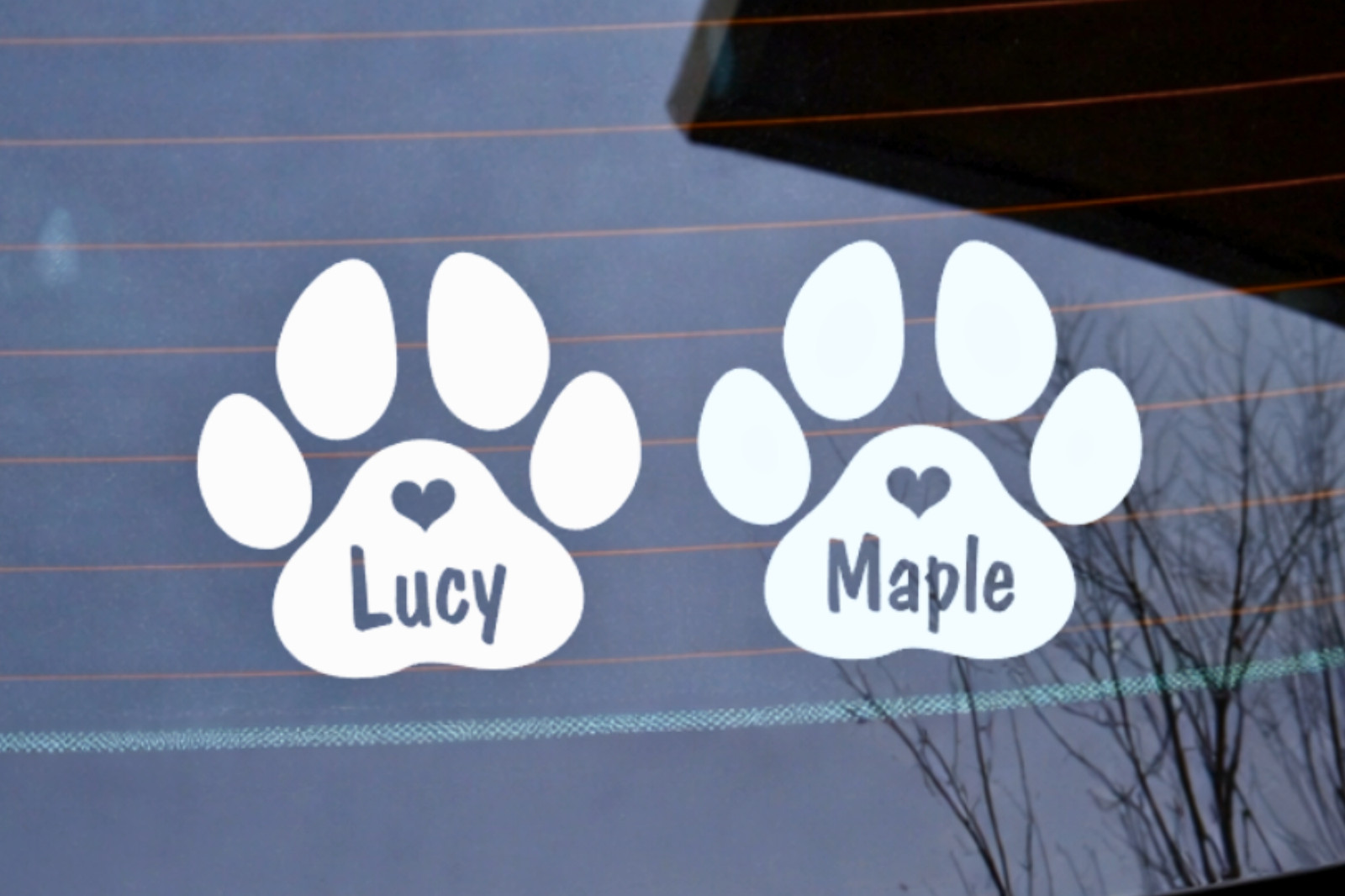 2 peças de decalque personaliz - Pet Portrait Custom avaliação e preço